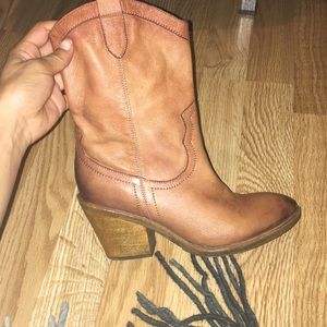 Sam Edelman leather cowboy boots